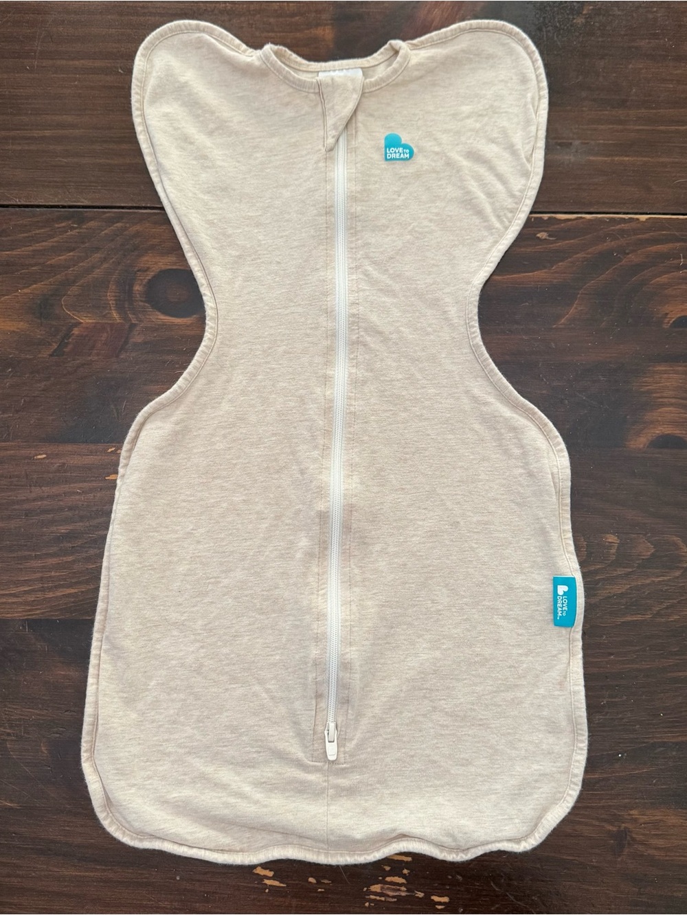 Love to Dream Swaddle Up Sleep Sack Cotton Size Small Oatmeal Heather
